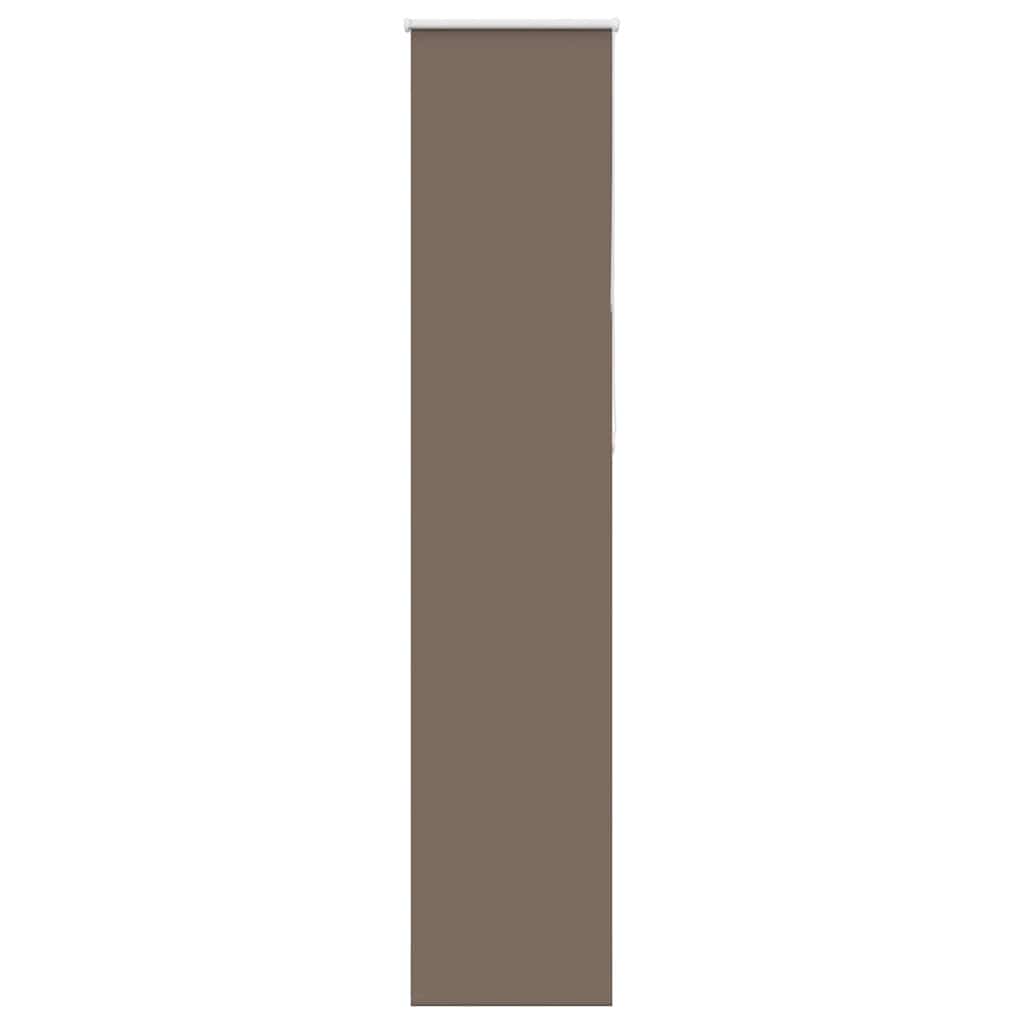 Blackout Blind Coffee Brown 60x230 cm Fabric Width 55.7 cm
