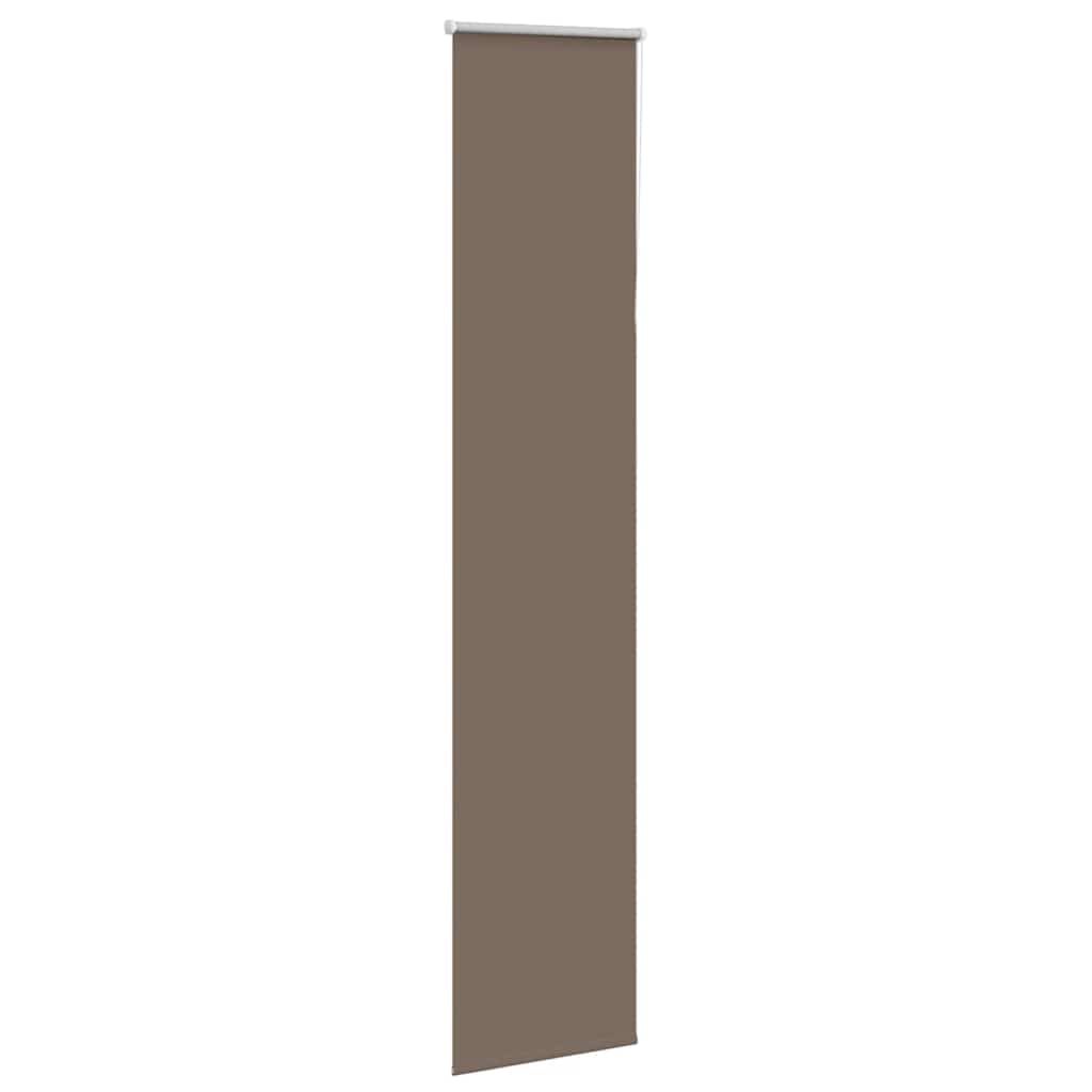 Blackout Blind Coffee Brown 60x230 cm Fabric Width 55.7 cm