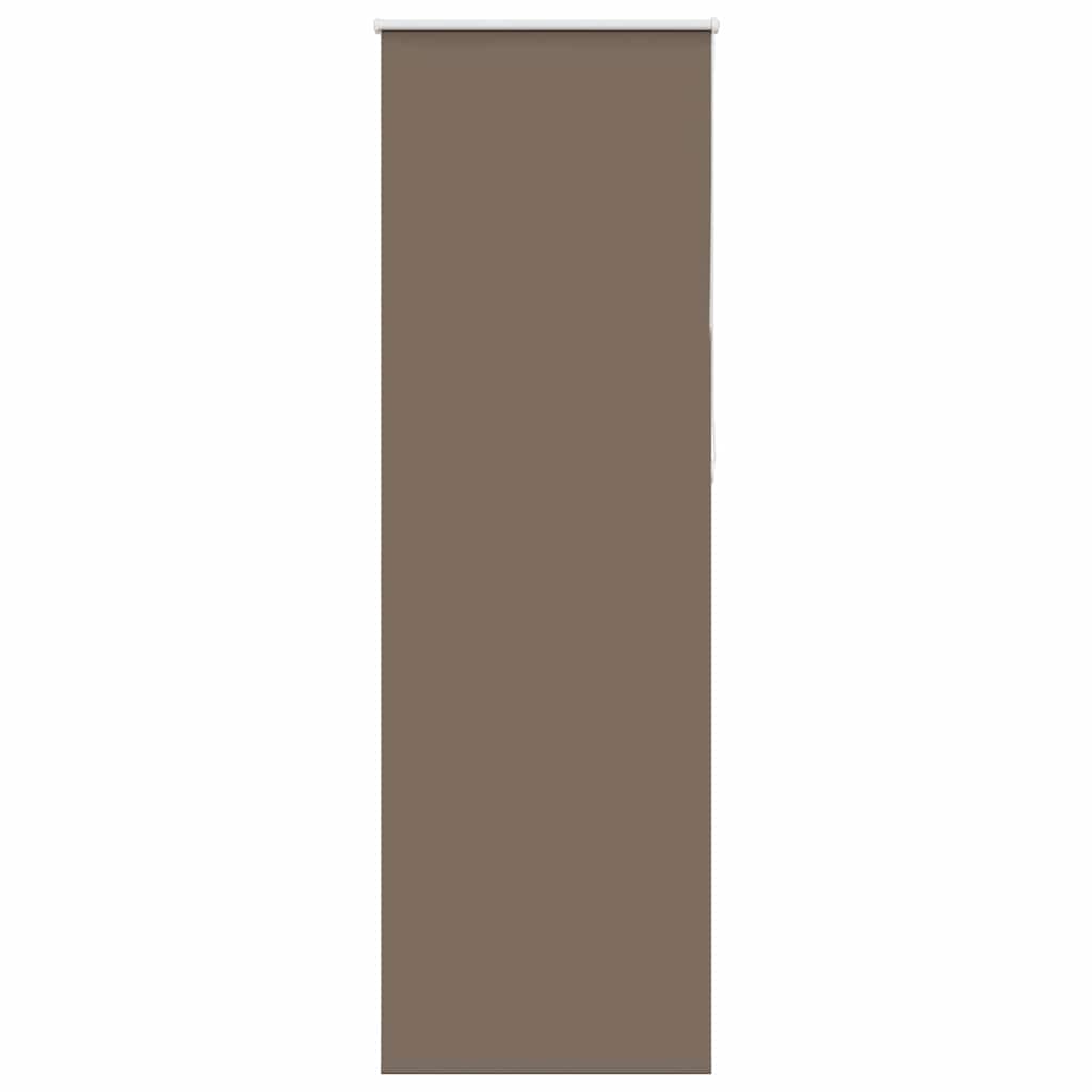 Store occultant marron café 65x230 cm Largeur tissu 60,7 cm