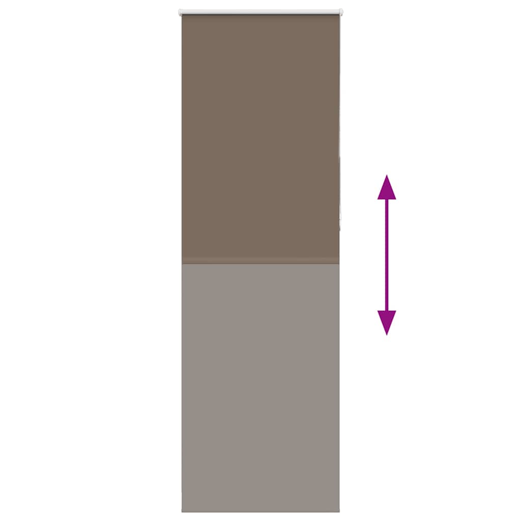 Store occultant Marron Café 75x230 cm Largeur tissu 70,7 cm
