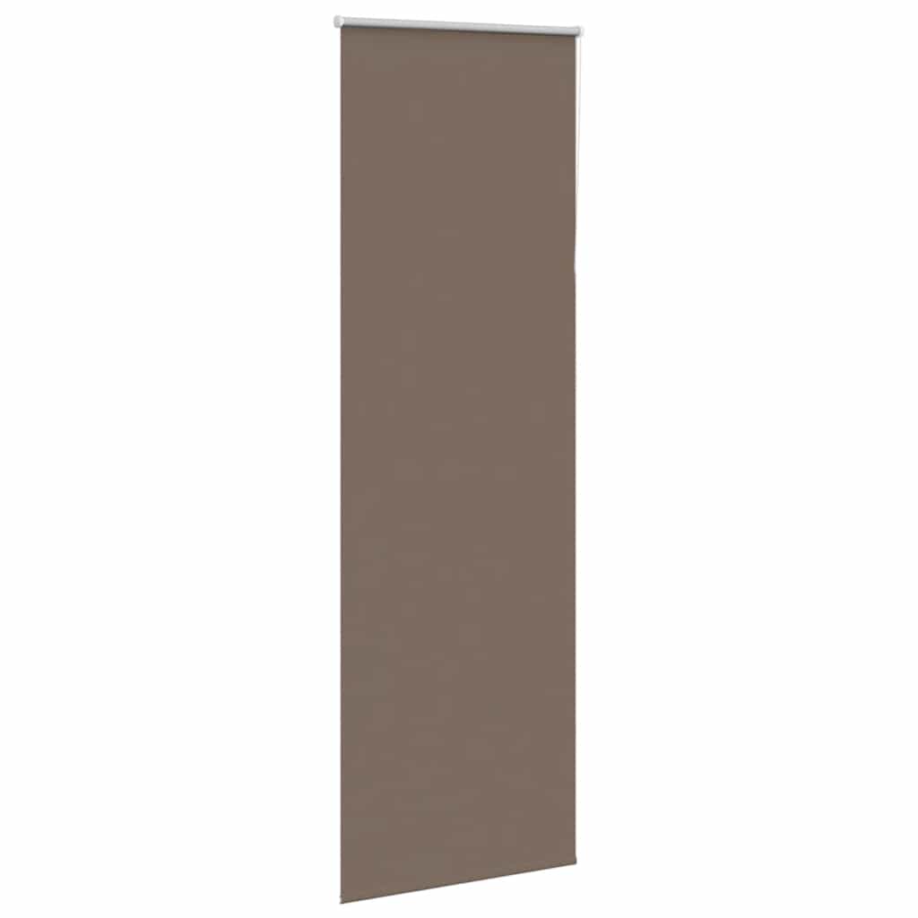 Store occultant marron café 80x230 cm largeur tissu 75,7 cm