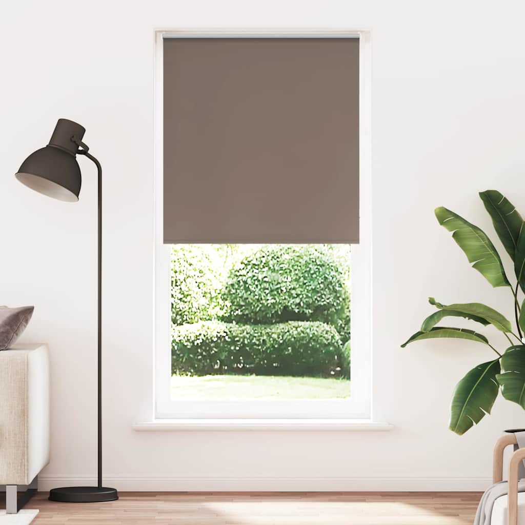 Store occultant marron café 100x230 cm Largeur tissu 95,7cm