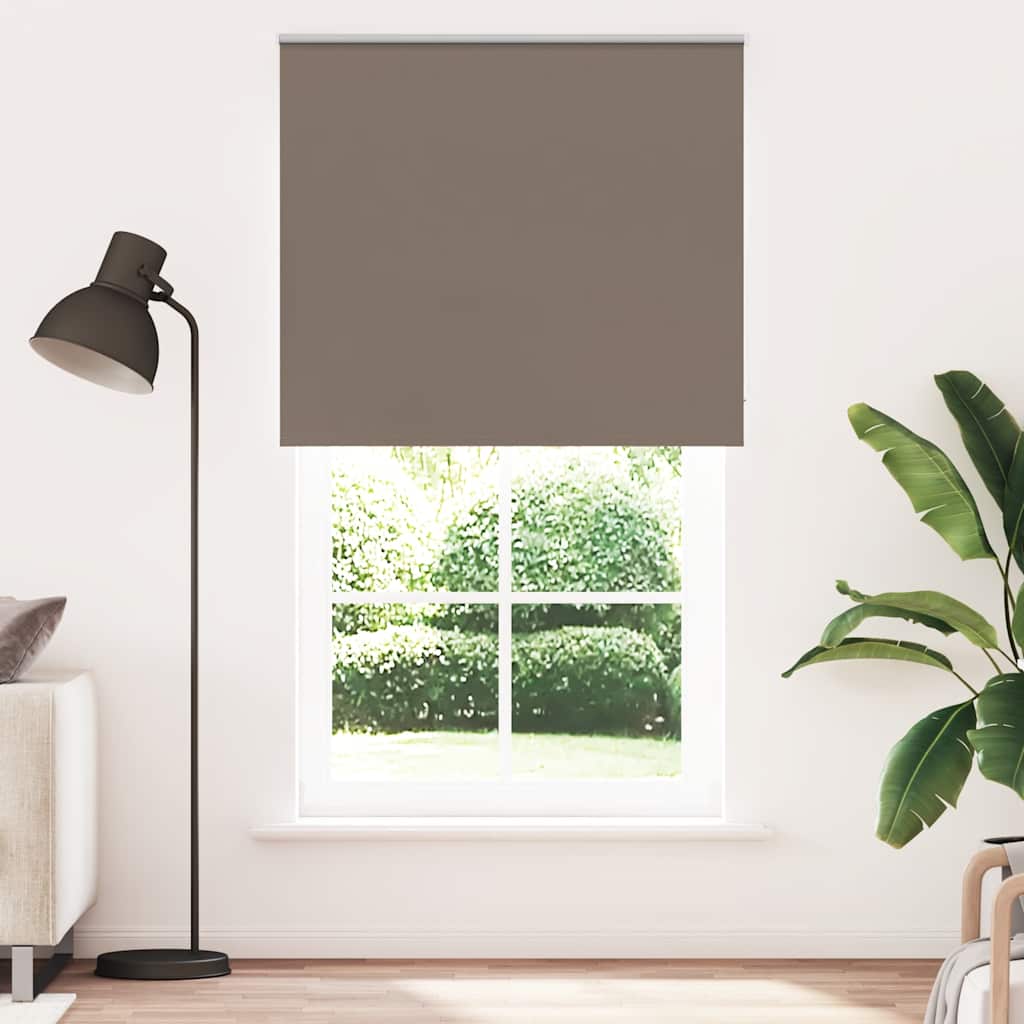 Store occultant marron café 125x230 cm largeur du tissu 121,6 cm