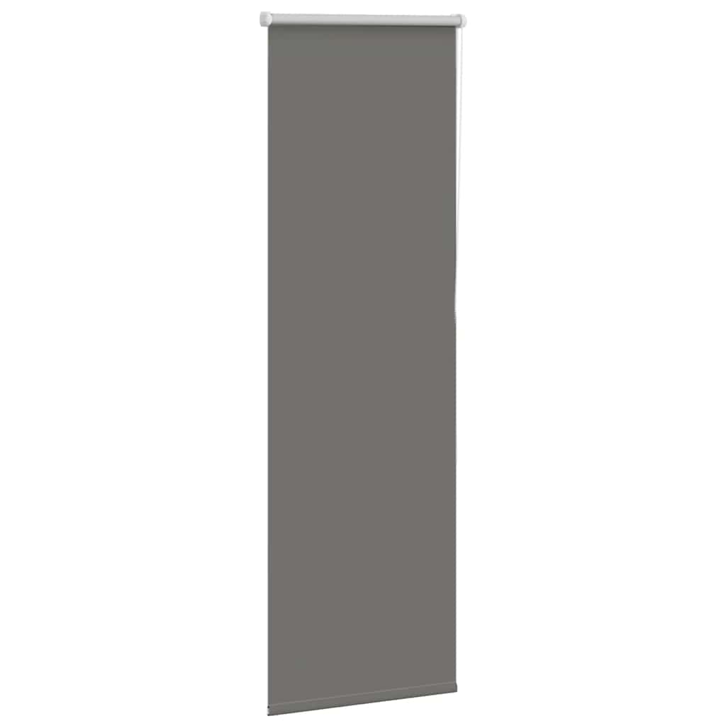 Blackout Roller Blind Grey 50x130 cm Fabric Width 45.7 cm Polyester