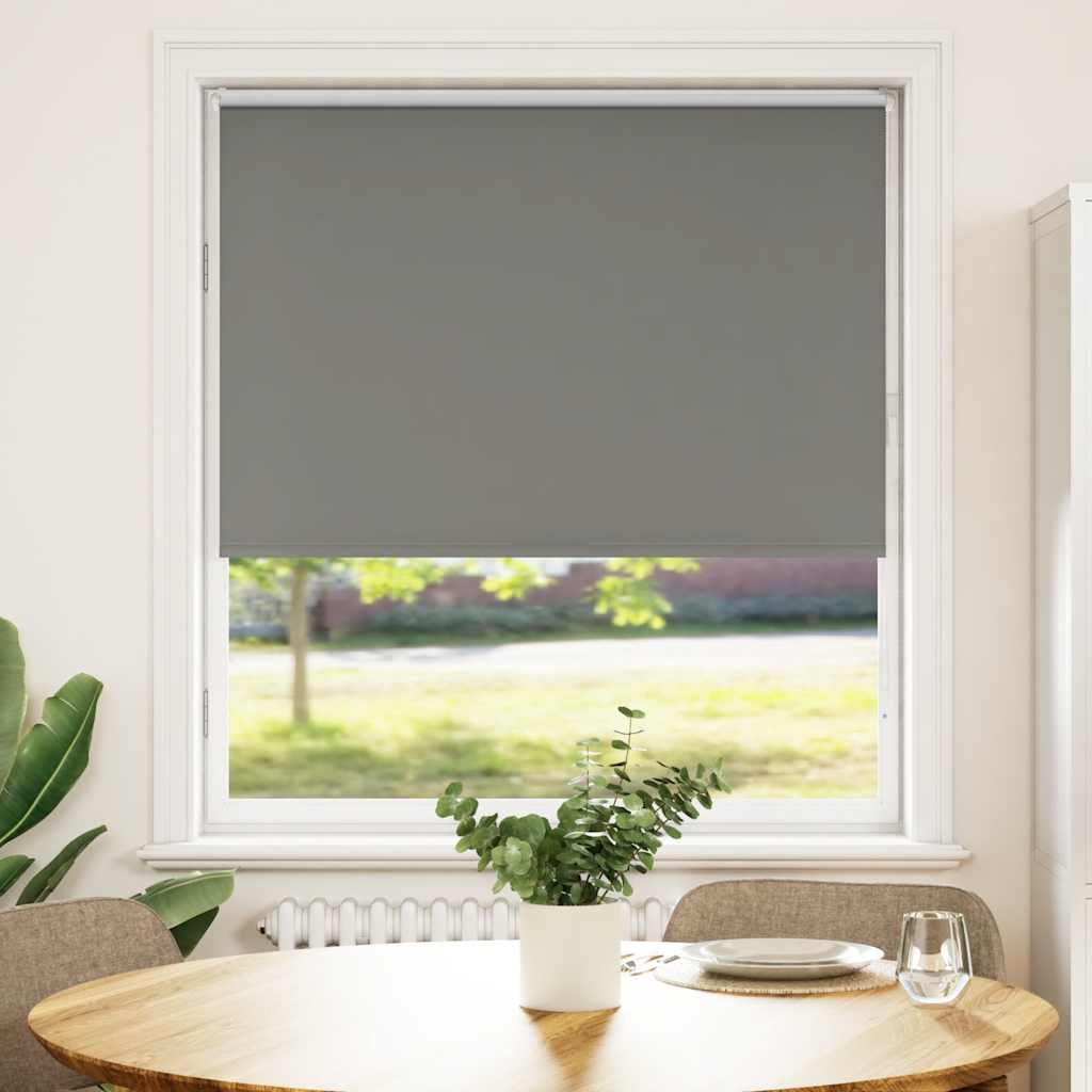 Store occultant gris 90x130 cm largeur du tissu 85,7 cm polyester