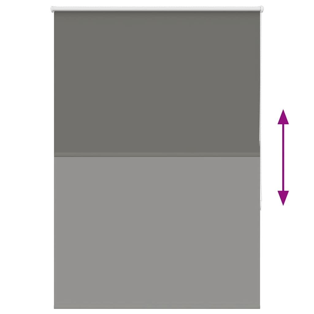 Store occultant gris 105x130cm Largeur du tissu 100,7cm Polyester
