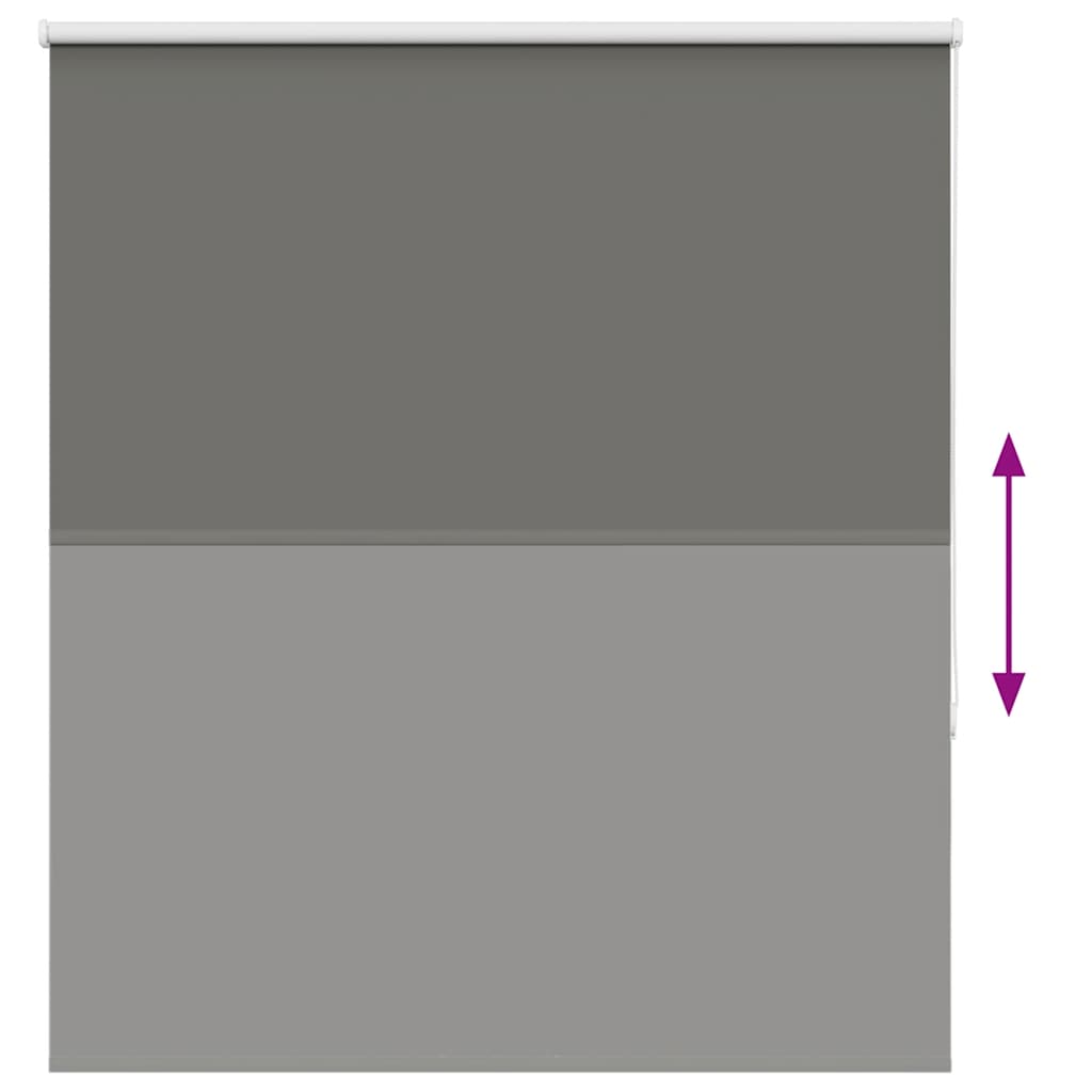 Blackout Blind Grey 125x130cm Fabric Width 121.6cm Polyester