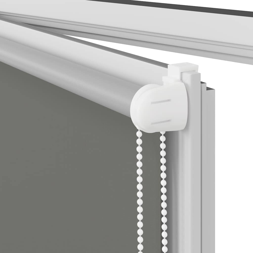 Blackout Roller Blind Grey 50x150 cm Fabric Width 45.7 cm Polyester