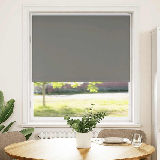 Blackout Roller Blind Grey 115x150cm Fabric Width 110.7cm Polyester