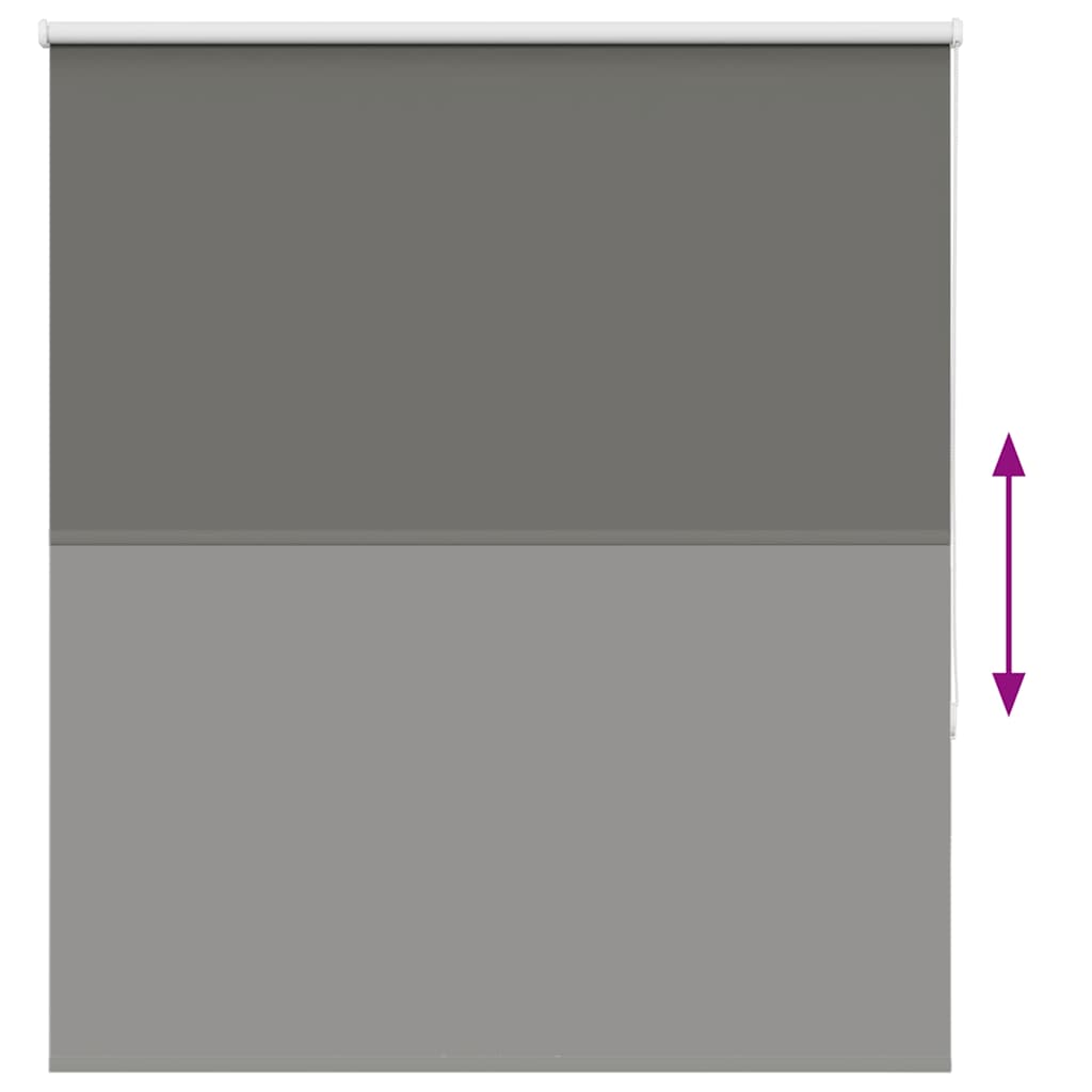 Blackout Roller Blind Grey 120x150cm Fabric Width 116.6cm Polyester