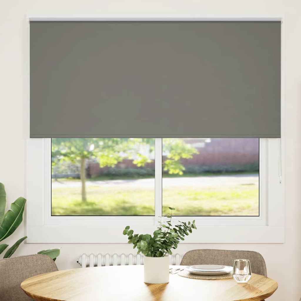Store occultant gris 145x150cm largeur de tissu 141,6cm Polyester