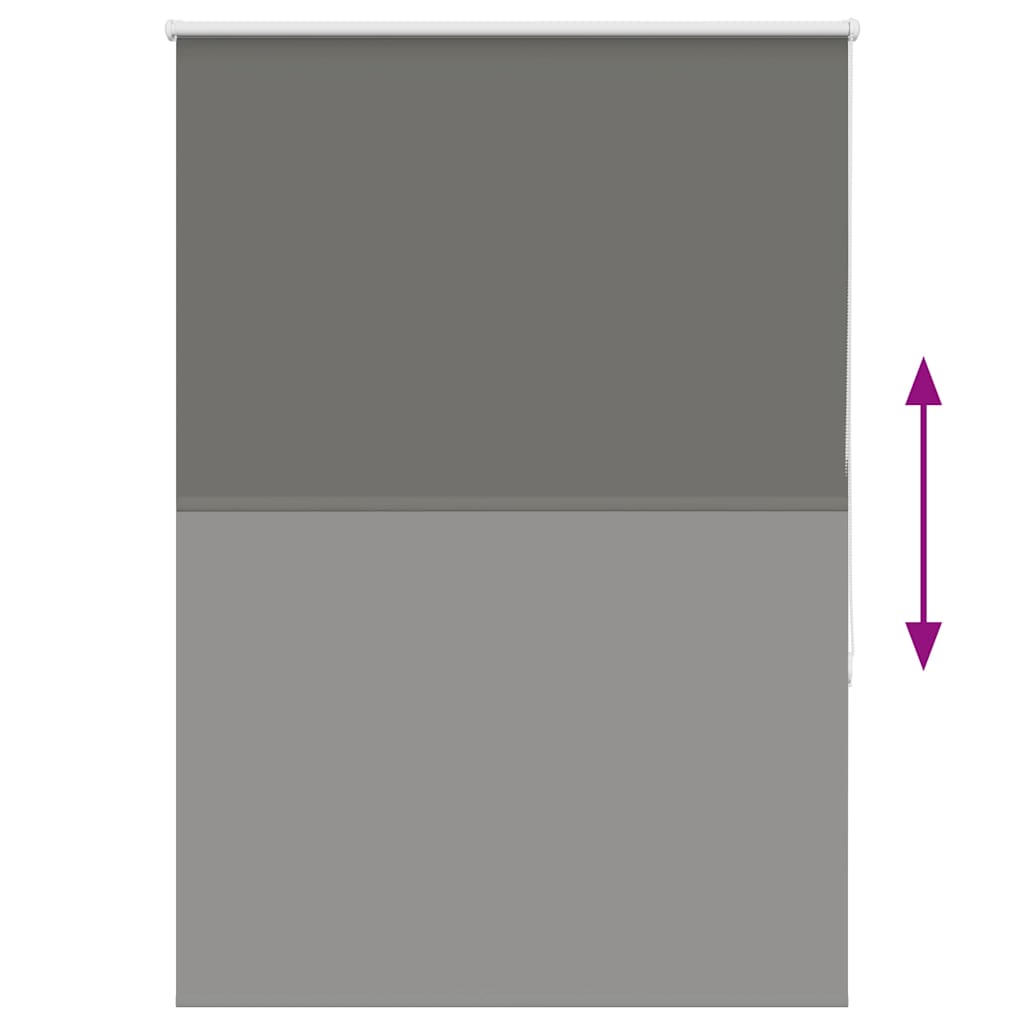 Store occultant gris 95x175 cm largeur de tissu 90,7 cm polyester