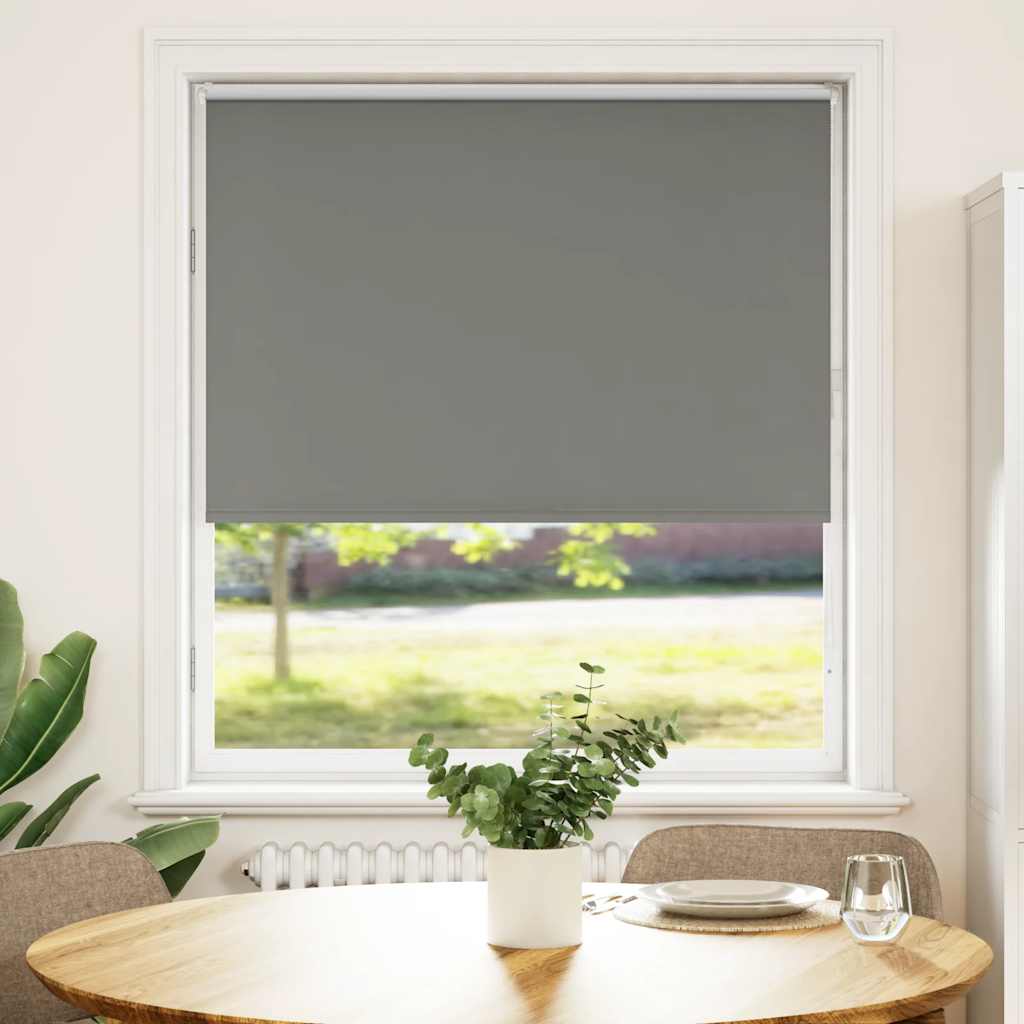 Store occultant gris 115x175cm largeur du tissu 110,7cm polyester