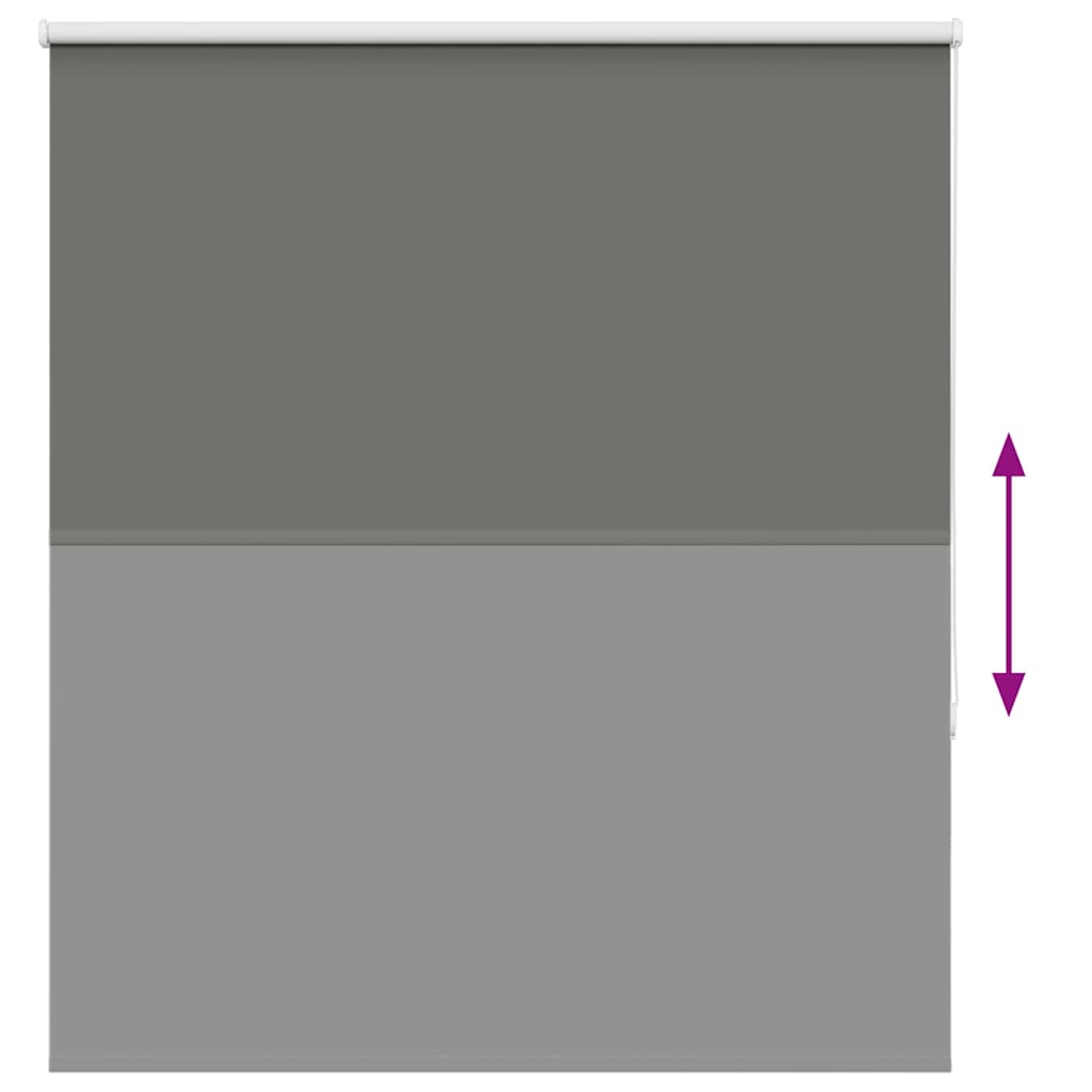 Store occultant gris 135x175cm Largeur du tissu 131,6cm Polyester