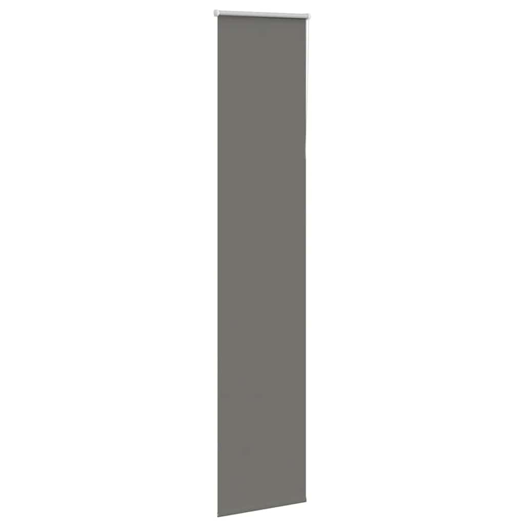 Blackout Roller Blind Grey 50x210 cm Fabric Width 45.7 cm Polyester