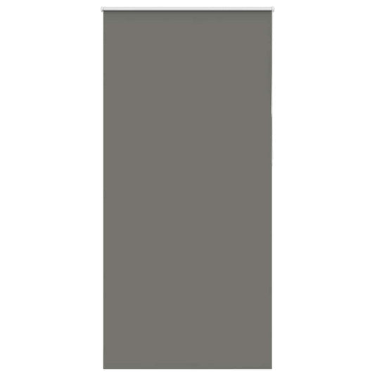 Blackout Roller Blind Grey 90x210 cm Fabric Width 85.7 cm Polyester