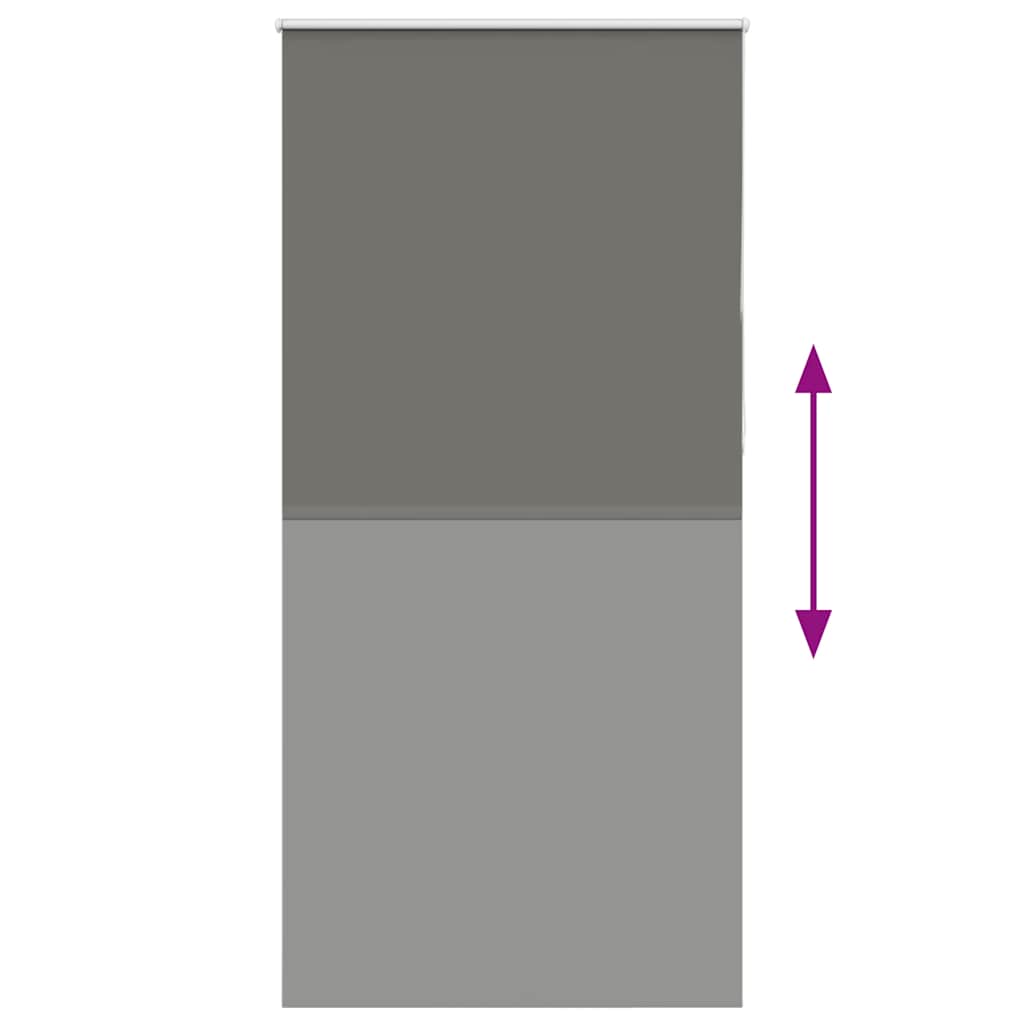 Verdunkelungsrollo Grau 100x210cm Stoffbreite 95,7 cm Polyester