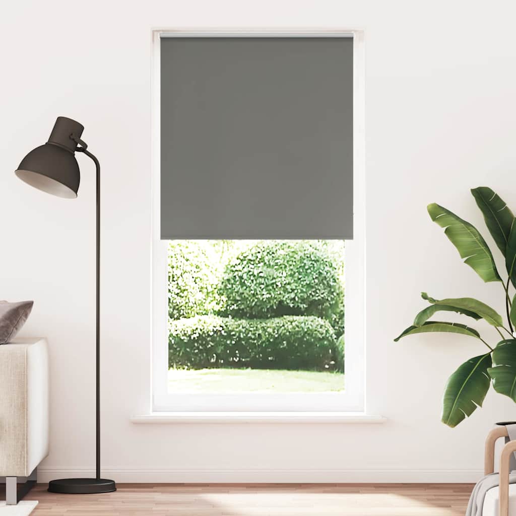 Store occultant gris 105x210cm Largeur du tissu 100,7cm Polyester