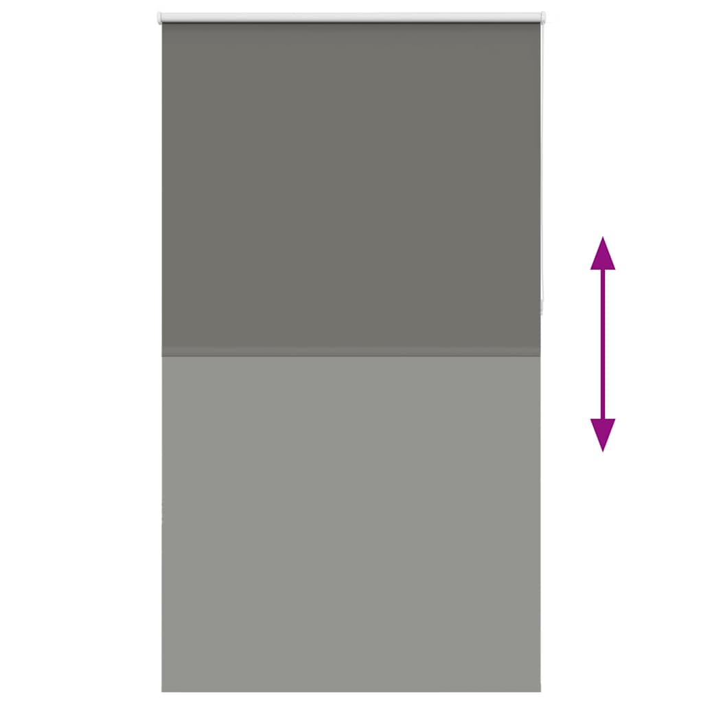 Blackout Roller Blind Grey 125x210cm Fabric Width 121.6cm Polyester