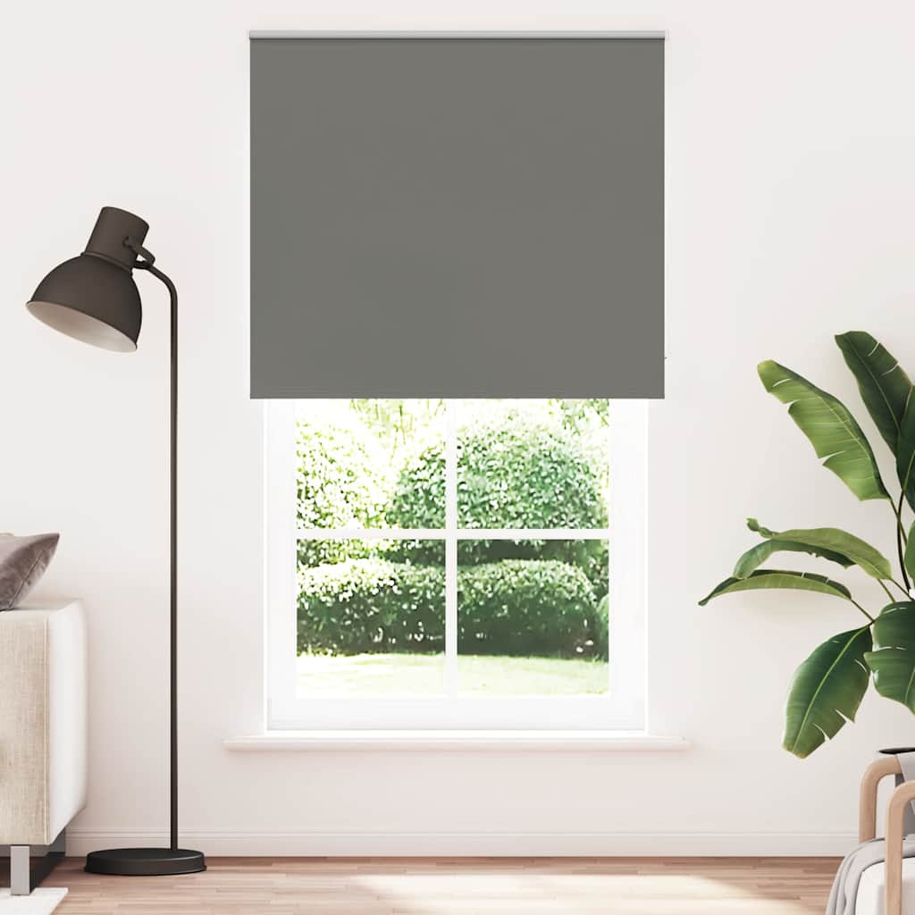 Blackout Roller Blind Grey 135x210cm Fabric Width 131.6cm Polyester