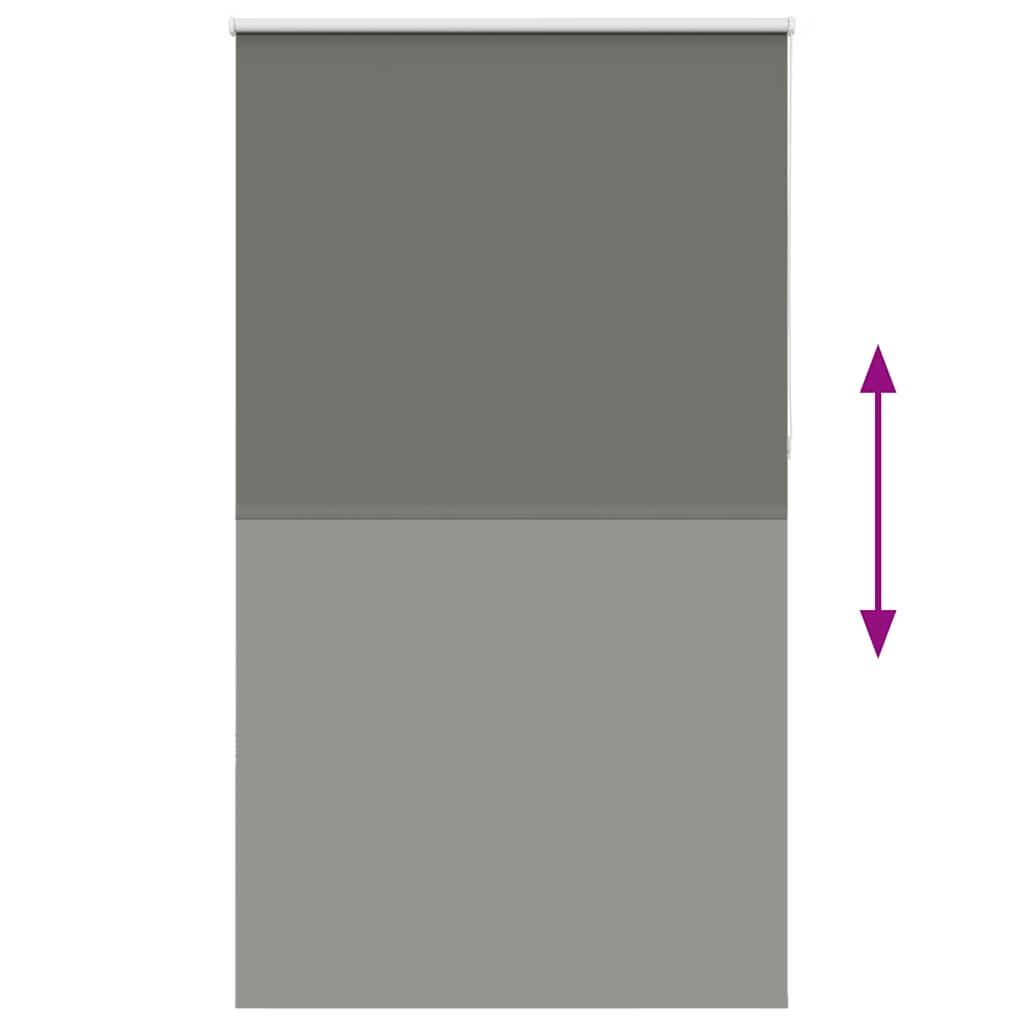 Blackout Roller Blind Grey 140x210cm Fabric Width 136.6cm Polyester