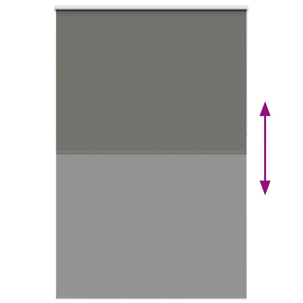 Blackout Roller Blind Grey 160x210cm Fabric Width 156.6cm Polyester