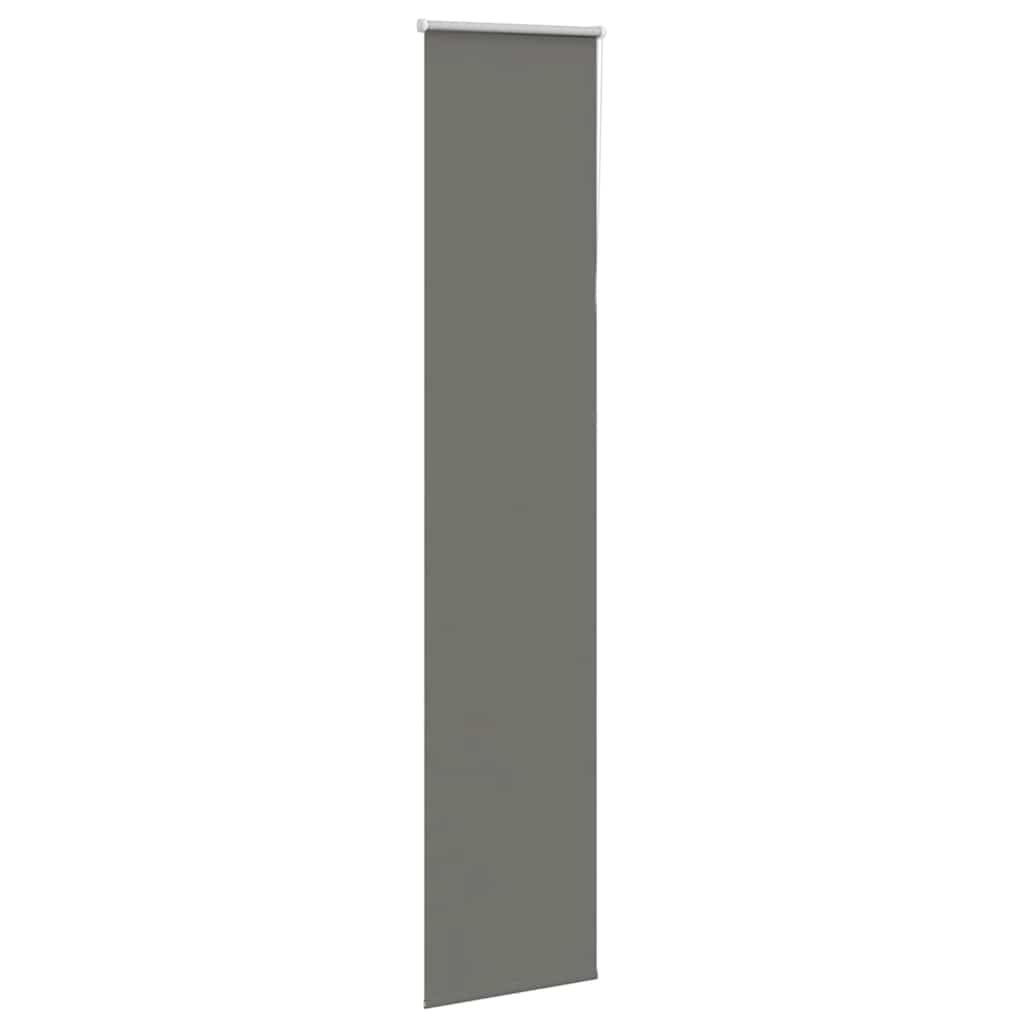 Blackout Roller Blind Grey 45x230 cm Fabric Width 40.7 cm Polyester