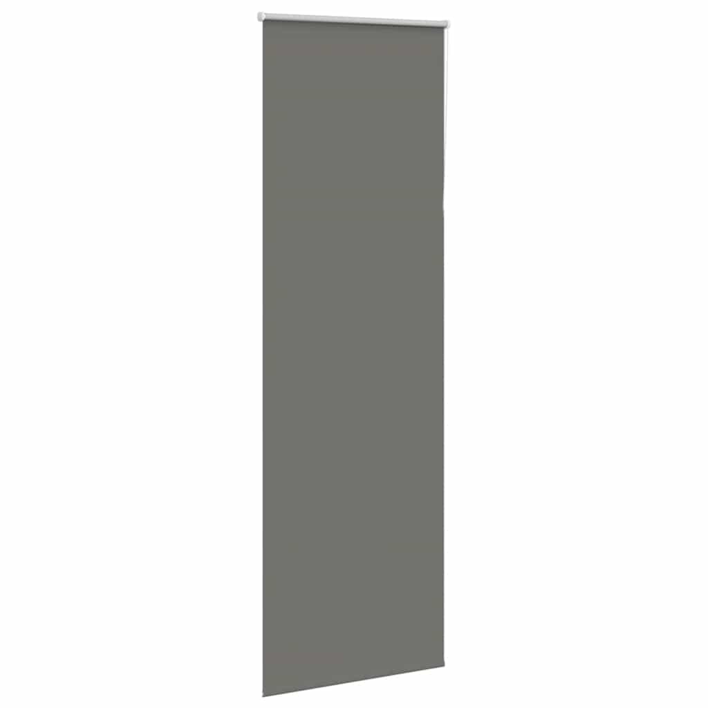 Blackout Blind Grey 65x230 cm Fabric Width 60.7 cm Polyester