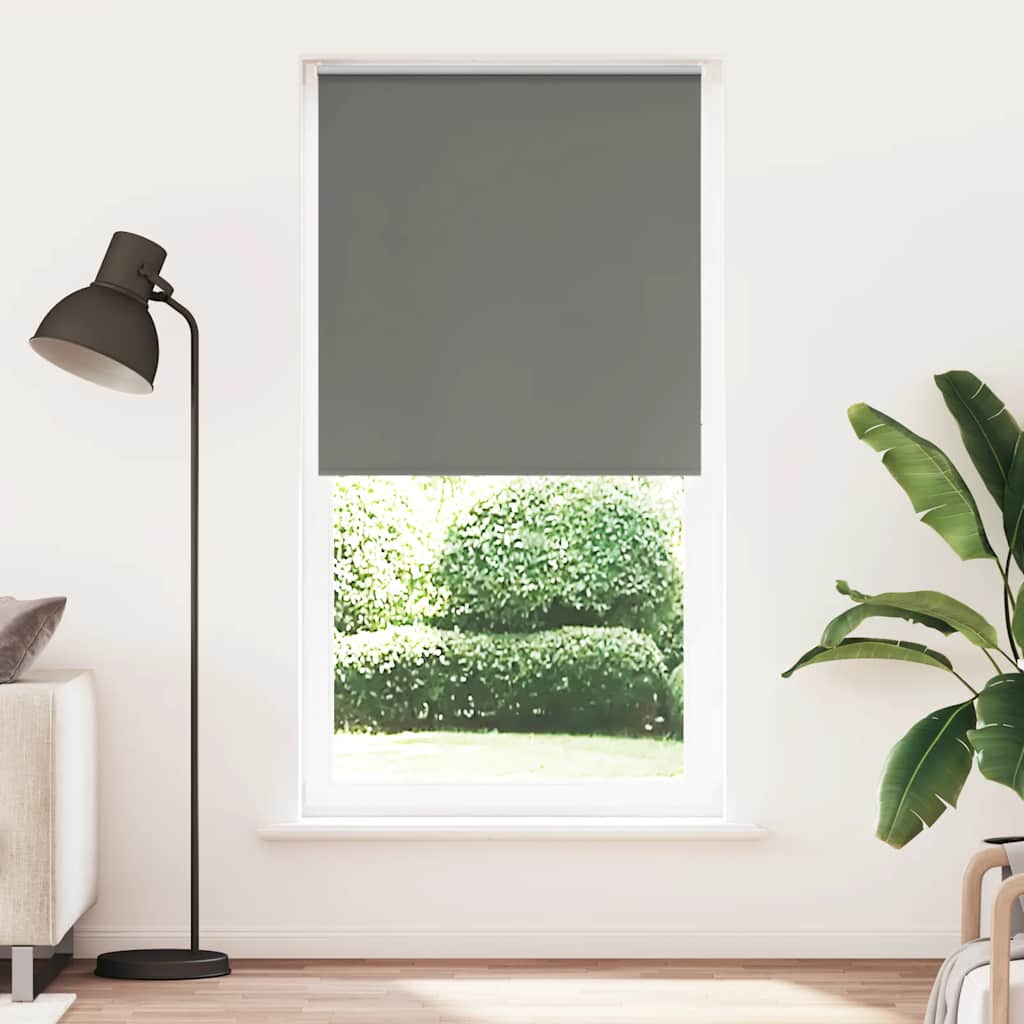 Store occultant gris 100x230 cm Largeur tissu 95,7cm Polyester
