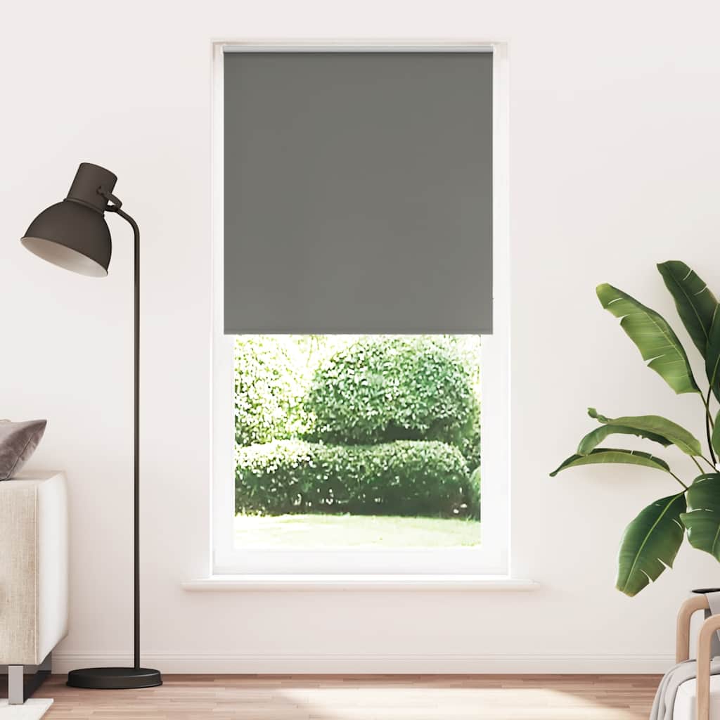 Store occultant gris 110x230cm Largeur de tissu 105,7cm Polyester