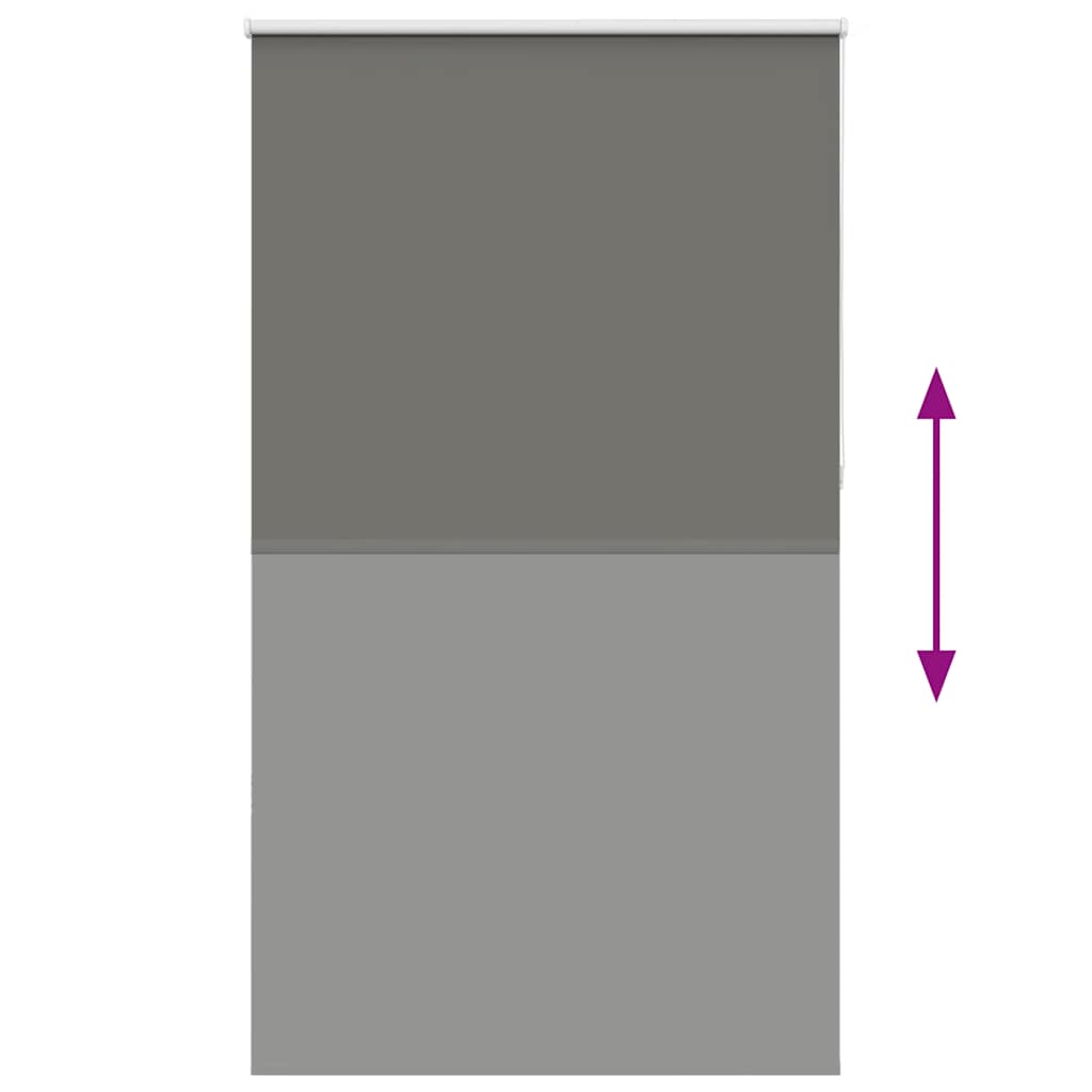 Blackout Roller Blind Grey 130x230cm Fabric Width 126.6cm Polyester