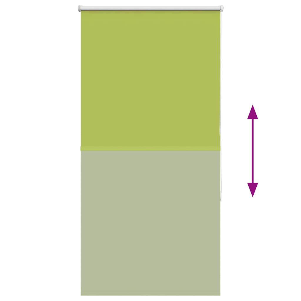Store occultant vert 75x130 cm largeur du tissu 70,7 cm polyester