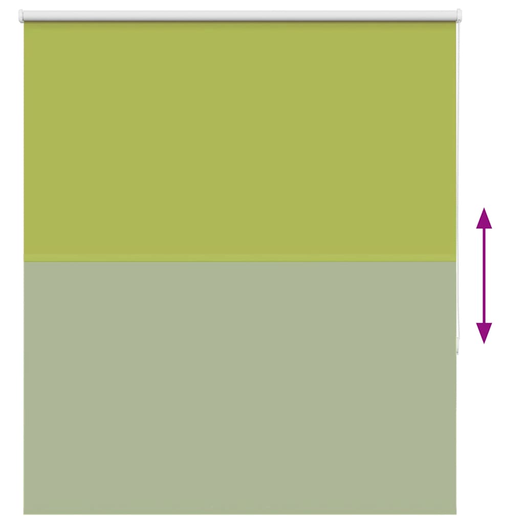 Store occultant vert 125x130cm Largeur de tissu 121,6cm Polyester