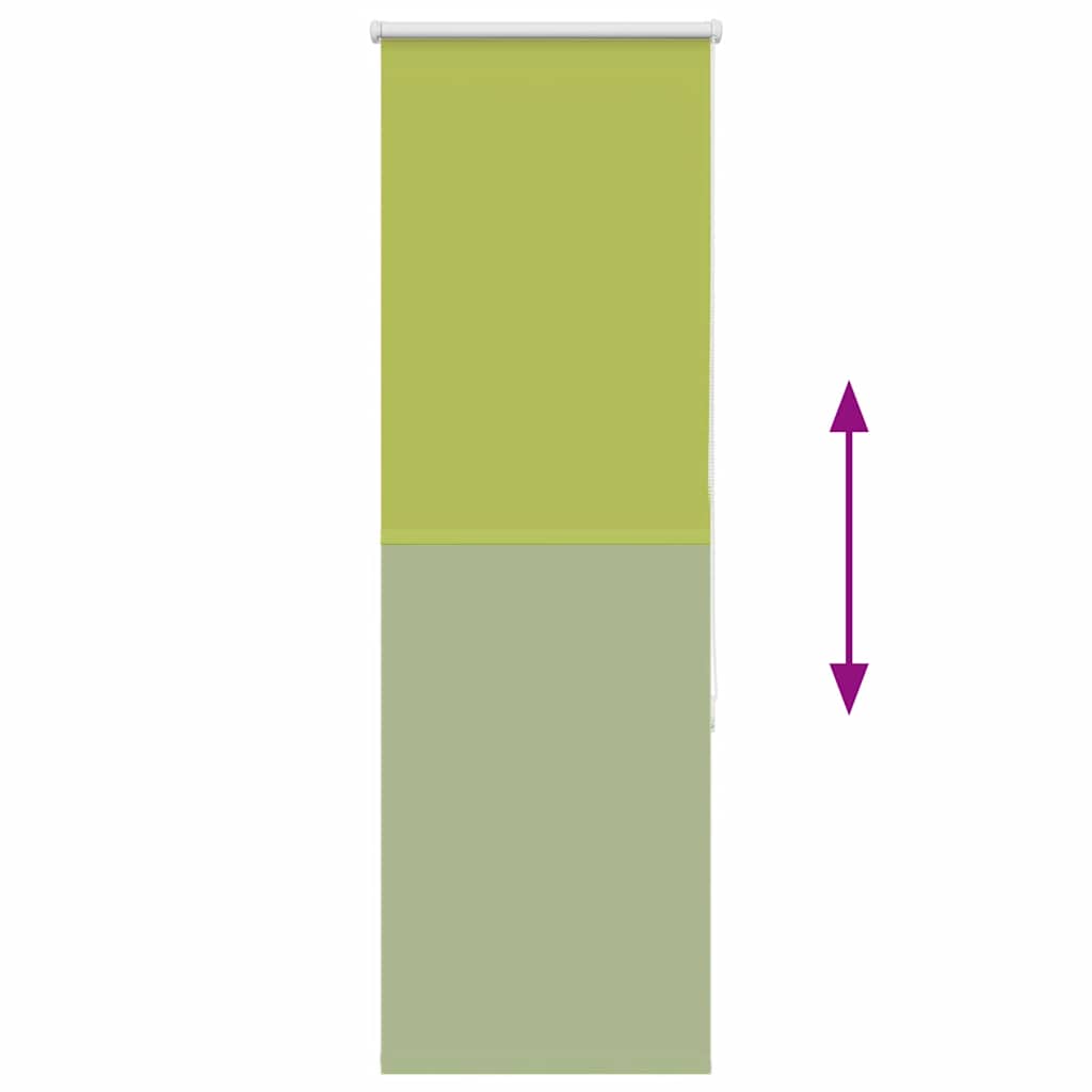 Store occultant vert 40x150 cm Largeur du tissu 35,7 cm Polyester