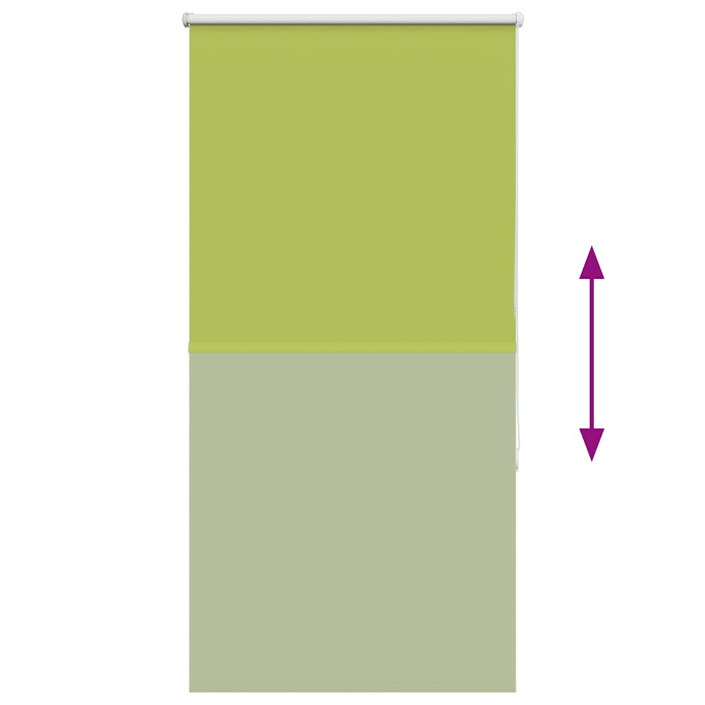 Store occultant vert 65x150 cm Largeur du tissu 60,7 cm Polyester