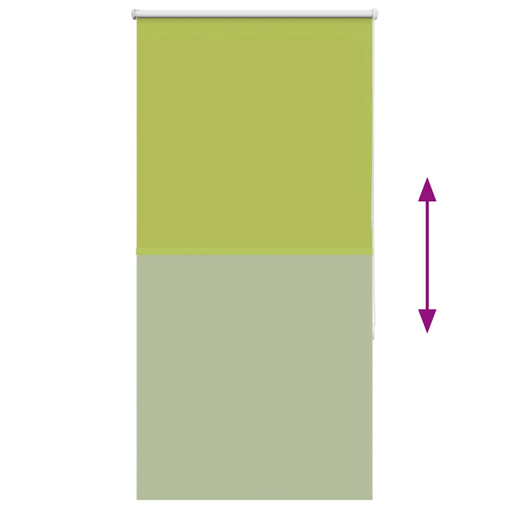 Verdunkelungsrollo Grün 80x150 cm Stoffbreite 75,7 cm Polyester