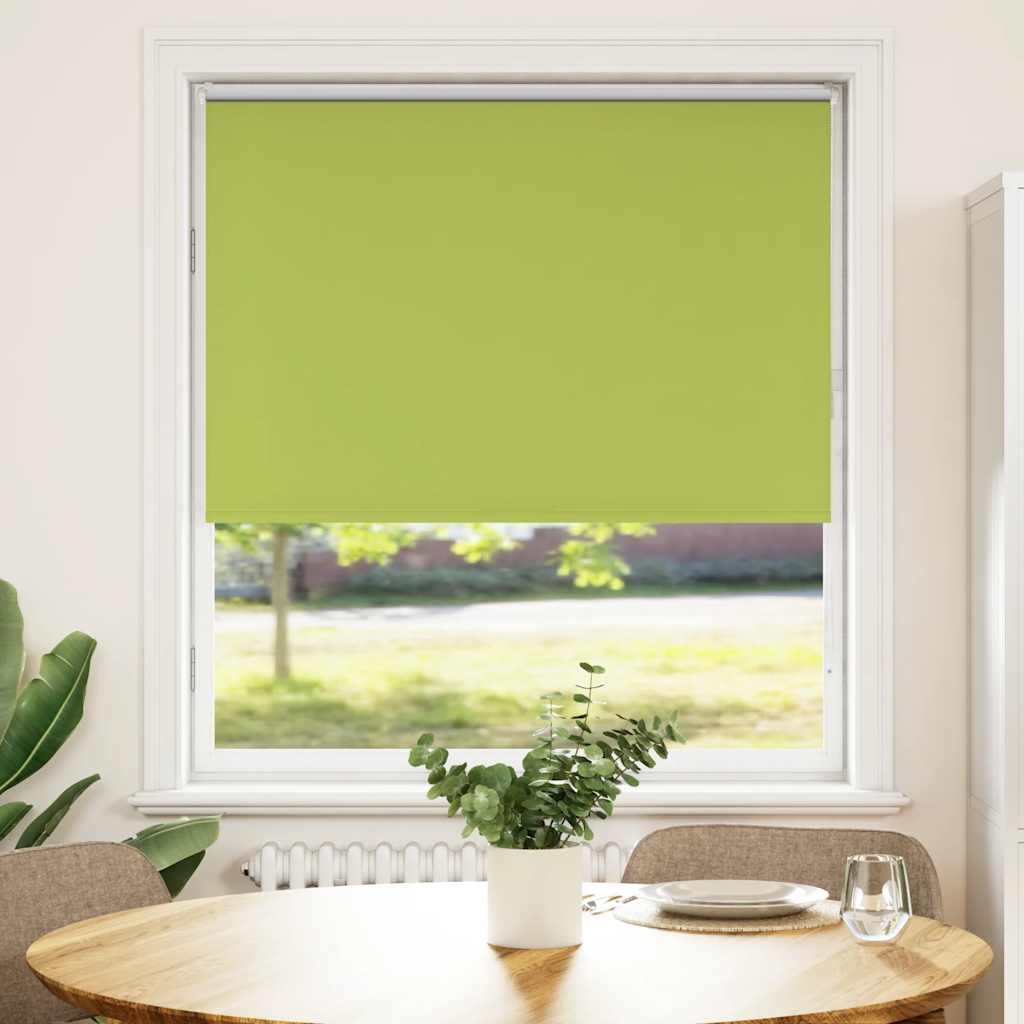 Blackout Roller Blind Green 95x150 cm Fabric width 90.7 cm Polyester