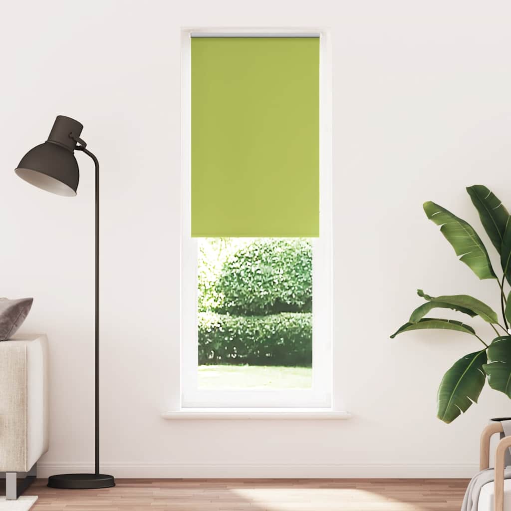 Store occultant vert 75x210 cm largeur de tissu 70,7 cm polyester