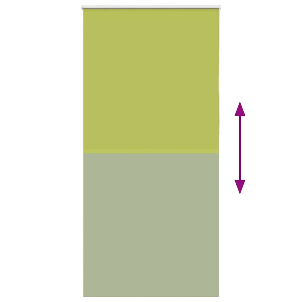Store occultant vert 105x210cm Largeur de tissu 100,7cm Polyester