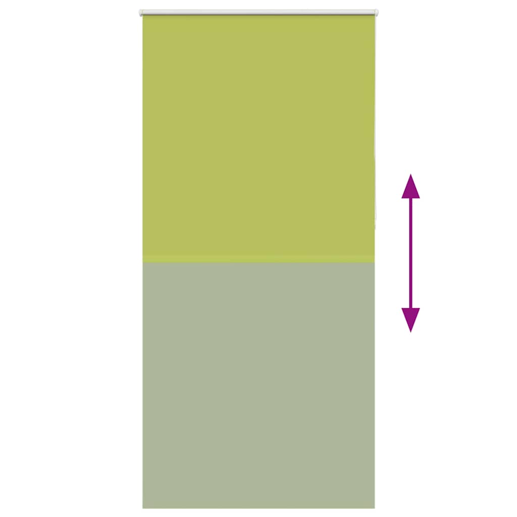 Store occultant vert 115x210cm largeur de tissu 110,7cm polyester