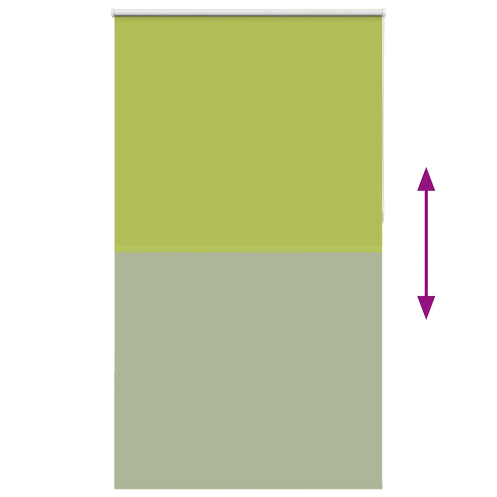 Store occultant vert 140x230cm Largeur de tissu 136,6cm Polyester