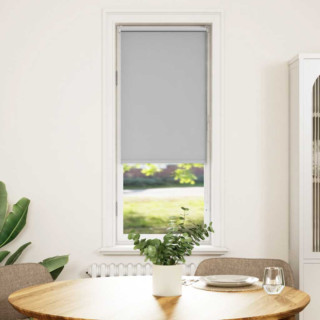 Store occultant gris clair 40x130 cm Largeur de tissu 35,7 cm