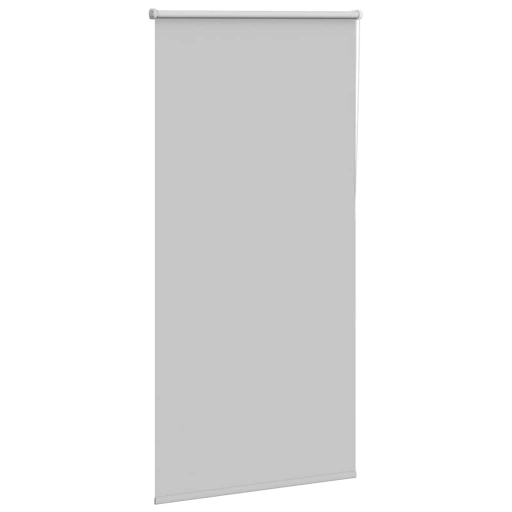 Blackout Roller Blind Light Grey 75x130 cm Fabric Width 70.7 cm