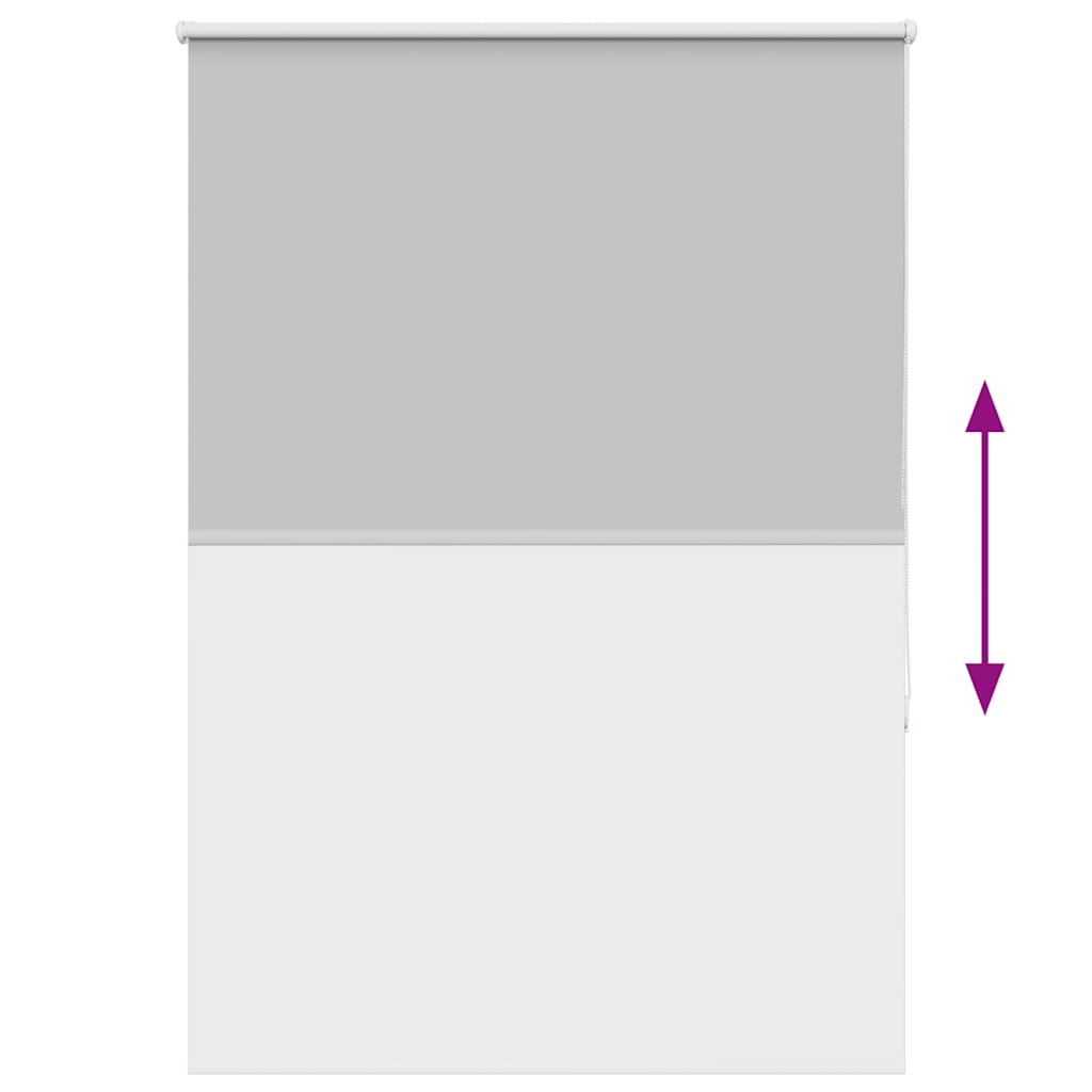 Store occultant gris clair 100x130 cm Largeur tissu 95,7cm
