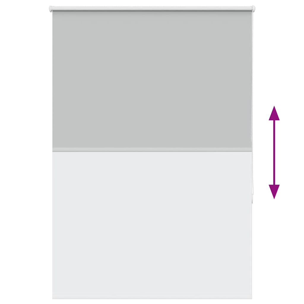 Store occultant gris clair 105x130cm largeur tissu 100,7cm