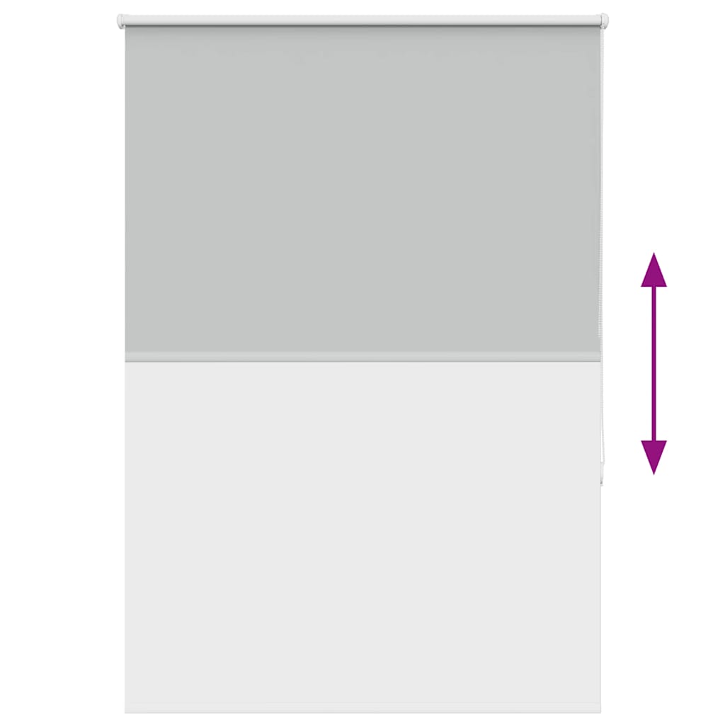 Store occultant gris clair 115x130cm largeur du tissu 110,7cm