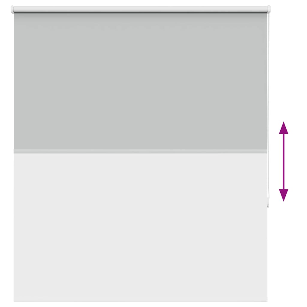 Store occultant gris clair 125x130cm Largeur de tissu 121,6cm
