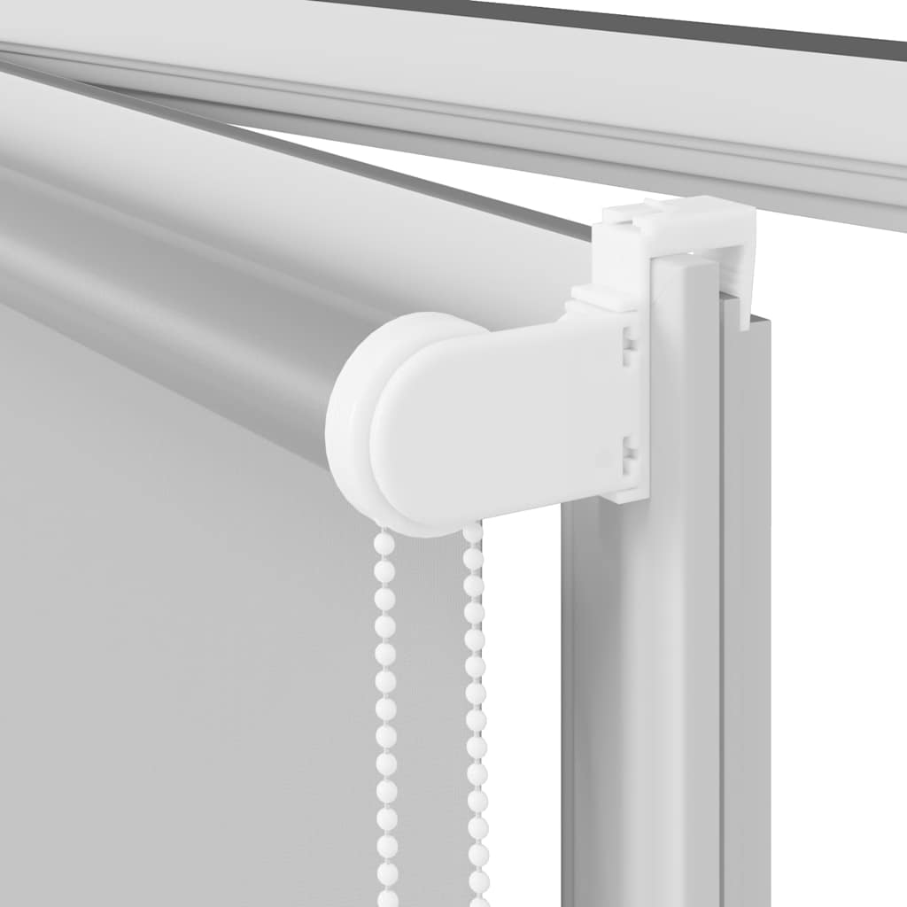 Blackout Roller Blind Light Grey 135x130cm Fabric Width 131.6cm