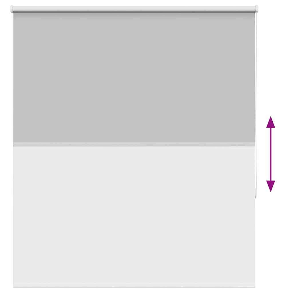 Store occultant gris clair 140x130cm Largeur de tissu 136,6cm