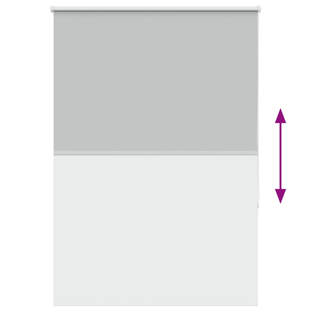 Store occultant gris clair 105x150cm Largeur du tissu 100,7cm